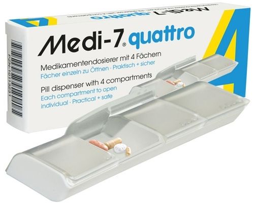 Medikamentendosierer Medi 7quattro, weiß