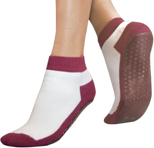 Anti-Rutsch-Socken bordeaux, Größe 35 - 38