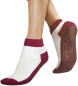Preview: Suprima Anti-Rutsch Socken bordeaux, Gr.35 - 38