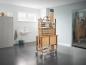 Preview: Pflegebett DALI mit Holzhaube und Bluetoothhandschalter