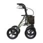 Preview: Rollator TAiMA XC PU-bereift, oasisgrün-metallic