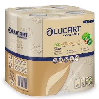 Eco Natural 250 Toilettenpapier 2-lagig, 64 Rollen