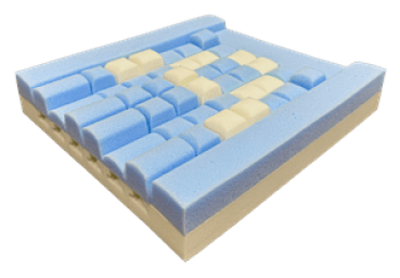 Anti-Dekubitus-Sitzkissen CUBE FLEXi bis Grad IV