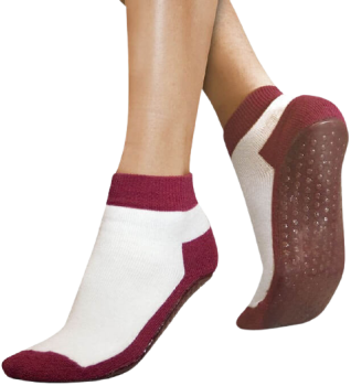 Suprima Anti-Rutsch Socken bordeaux, Gr.35 - 38