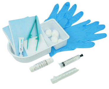 Katheterwechselset DK mit Gleitgel und Octenisept