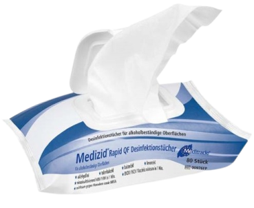 Medizid Rapid QF Desinfektionstücher, 80 Stk.