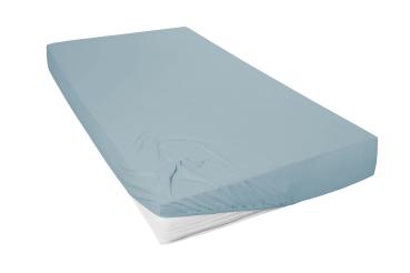 Mako-Feinjersey-Spannbetttuch, aquamarin 579
