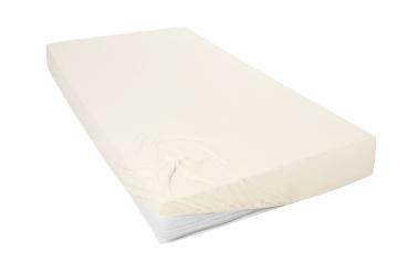 Mako-Feinjersey-Spannbetttuch, ecru 782
