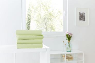 Mako-Feinjersey-Spannbetttuch, limone 514