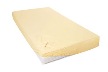 Mako-Feinjersey-Spannbetttuch, pfirsich 108