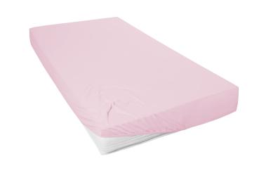 Mako-Feinjersey-Spannbetttuch, rosé 425