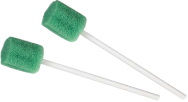 Mundpflegestäbchen Schaumstoff neutral, 50 Stk.
