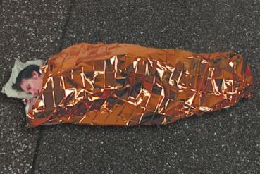 Rettungsdecke Erwachsene, 160 x 210 cm