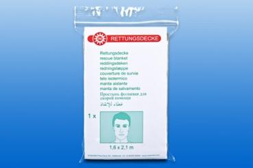Rettungsdecke Erwachsene, 160 x 210 cm
