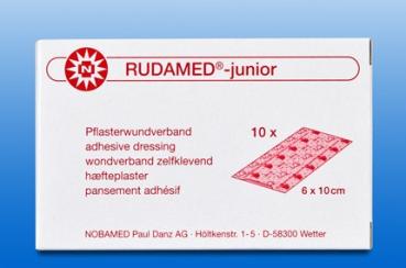 Rudamed Junior Kinderpflaster 10 x 6 cm, 10 Stk.