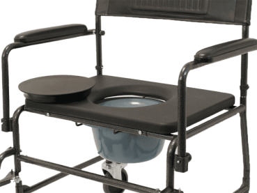 Toilettenrollstuhl TRS 200 XXL anthrazit