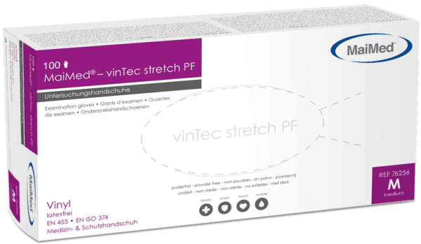 VINTEC Vinyl-Stretch-Einmalhandschuhe, 100 Stk.