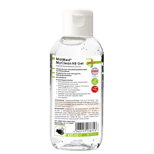 MyClean HB Händedesinfektion Gel, 100 ml