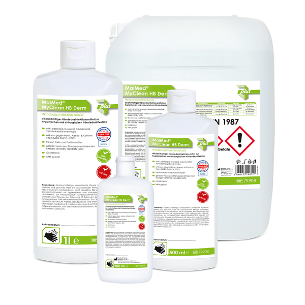 MyClean HB Derm Händedesinfektion, 100 ml