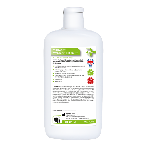 MyClean HB Derm Händedesinfektion, 100 ml