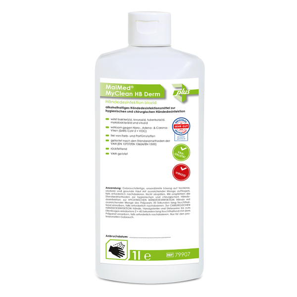 MyClean HB Derm Händedesinfektion, 1000 ml