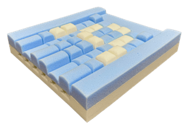 Anti-Dekubitus-Sitzkissen CUBE FLEXi bis Grad IV