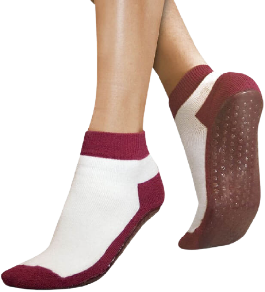 Suprima Anti-Rutsch Socken bordeaux, Gr.35 - 38