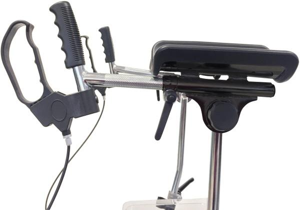 Arthritis-Rollator Cristallo 2 mit Unterarmauflage, silber
