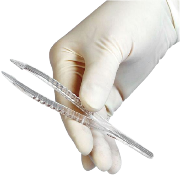 Einmal-Pinzetten 12,5 cm steril, 100 Stk.