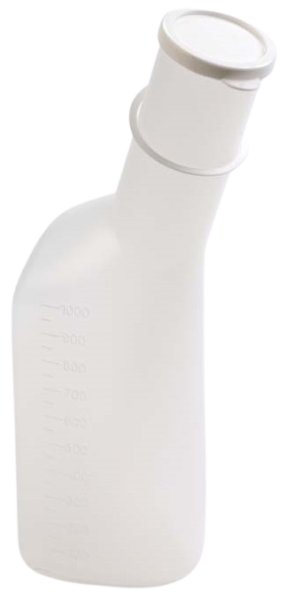 Urinflasche für Männer mit Deckel 1000 ml