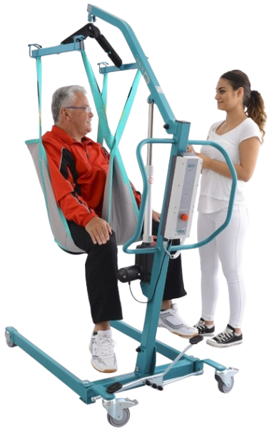 AKS-Foldy Patientenlifter mit Gurt und Aufhänger