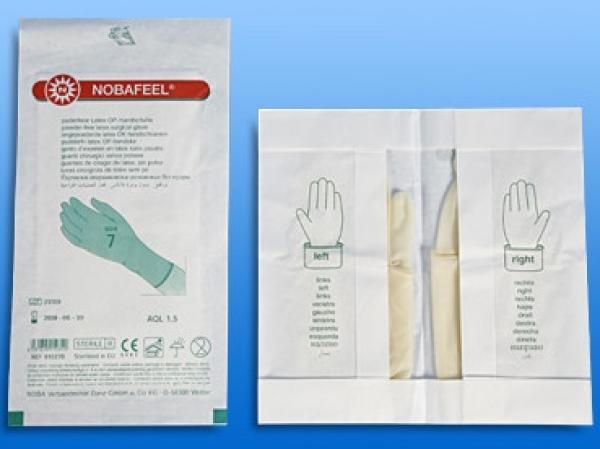 Nobafeel Latex-Handschuhe STERIL, Gr. L (8)