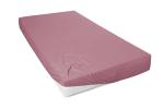 Mako-Feinjersey-Spannbetttuch, rosenholz 255