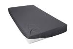 Mako-Feinjersey-Spannbetttuch, schwarz 899