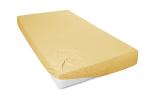 Mako-Feinjersey-Spannbetttuch, senf 174
